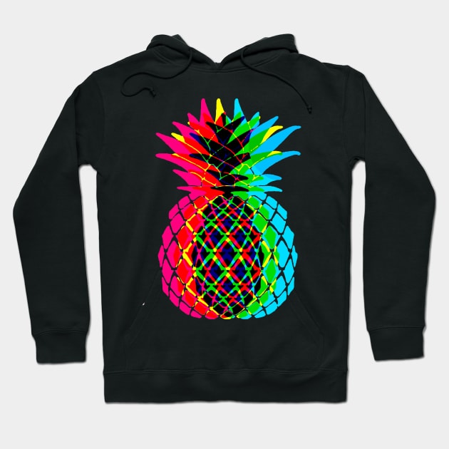 CMYK Pineapple Hoodie by lunabelleapparel